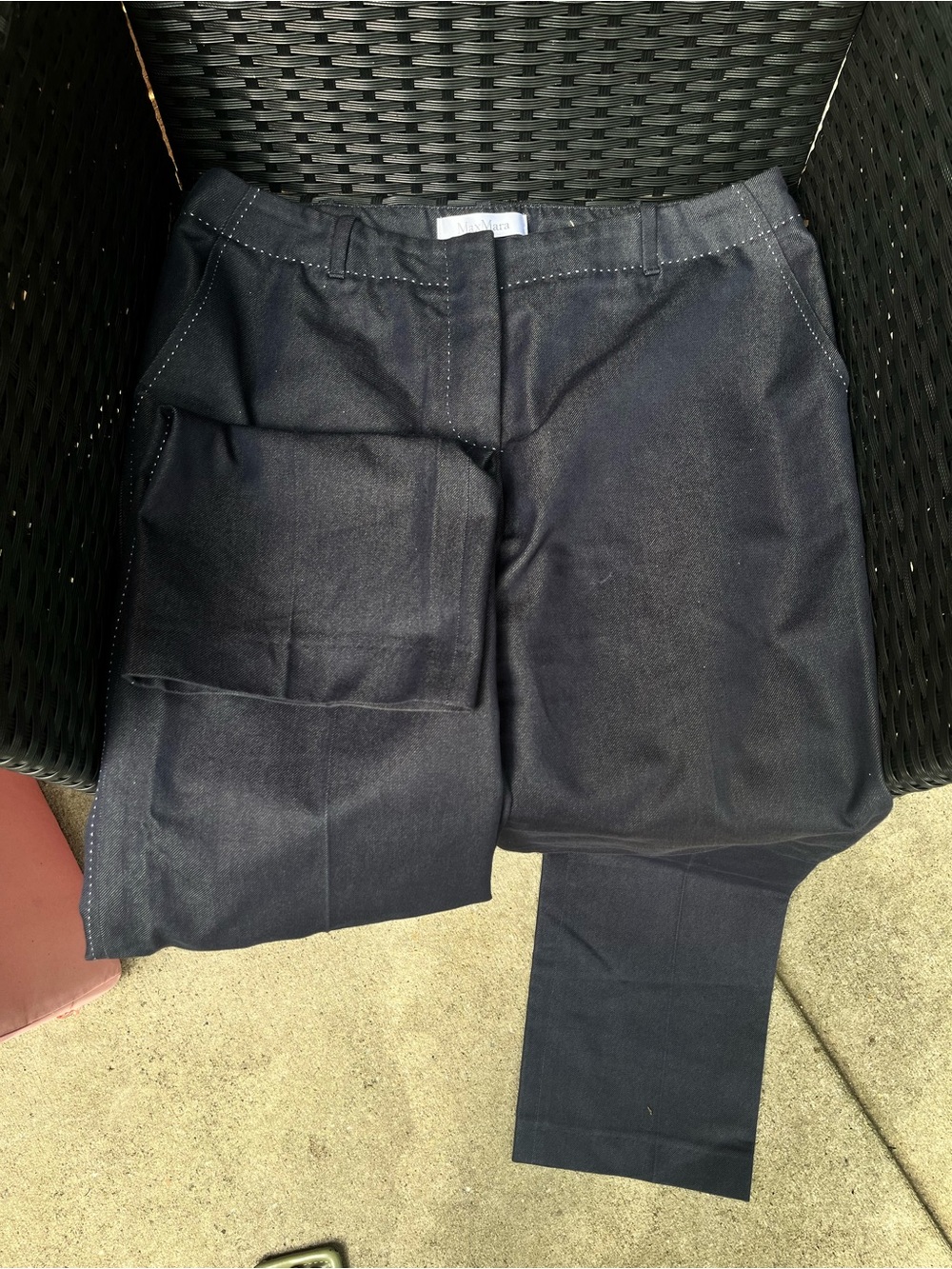 MaxMara Women’s Dark Navy Stretch Jeans